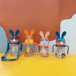 Botol Minum Gagang Tempat Minum Anak 450ml BPA Free