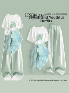 NUMEN BUTTON | Slimming Casual Set For Women 3pcs