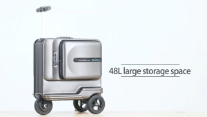 Airwheel SE3T Scooter Wireless Ride Boarding Travel Bag Large Capacity Rideable Luggage (Black) 48L