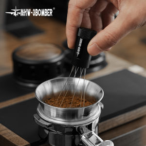 MHW 3BOMBER 51-58mm Coffee Dosing Funnel Stainless Steel Espresso Dosing Ring for 51-58mm Portafilter Home Barista Accessories