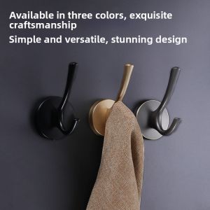 Non-drilling Zinc Alloy Thickened Wall Mounted Hook