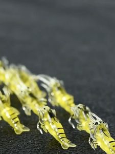 Mồi Câu Cá Giả Hình Con Tôm Mềm 5cm / 1.3g có móc inox