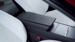 For Tesla Model Y YL Juniper Model 3 Highland TPE Armrest Box Cover Center Console Armrest Soft Lid Armrest Box Pad Accessories