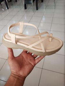 SANDAL WANITA TALI LOLINDA CASUAL ELEGAN MULES TALI BELAKANG KOMBINASI KARET NYAMAN ENTENG ANTI SLIPRN180