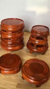 Đế Tròn Gỗ Hương Cao Cấp kê đồ mĩ nghệ bát hương Các Loại