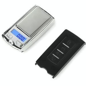 1PC 200g/100g 0.01g Precision Portable Car Key Shape Mini Digital Pocket Electronic Gram Scale with LCD Display Jewelry Scale