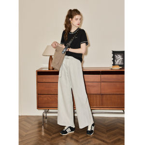 KUHNMARVIN | Quần Jeans Thẳng Đã Tẩy Sáng Có Dây Nịt