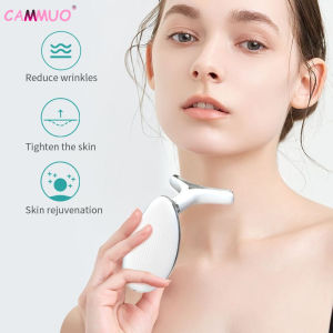 Cammuo nâng mặt thiết bị liệu pháp Photon LED bảo vệ da EMS thắt chặt Massager thắt chặt Massager