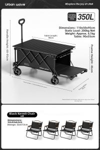 Urbanwave | Foldable & Multi-purpose Camping Cart