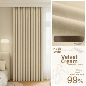 WEILAISHI | Sun Blocking Short Curtains For Balcony and Bay Window Set