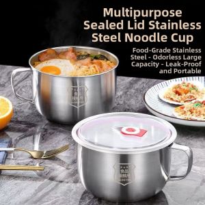 Jiaxun | 316 Stainless Steel Soup Noodle Bowl With Lid