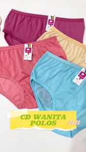 6 PCS Celana dalam polos wanita tallent aiko denta / Pakaian dalam cewek size M L XL XXL