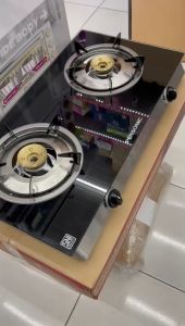 Kompor Gas 2 Tungku Tempered Glass Pensonic PGC 2202G - Mewah