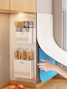 Auzzo | Milk White Magnetic Wall Shelf Kit