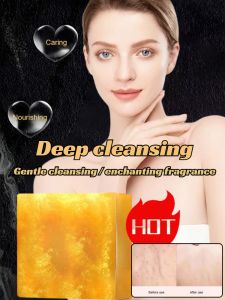 Handmade essential oil soap [Plant essence] Bath and facial cleanser 24K gold soap Soap Cleaning soa