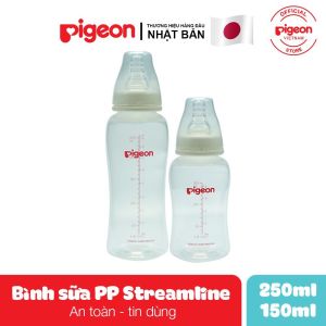 Bình Sữa cổ hẹp cho bé Pi.geon Streamline 250ml