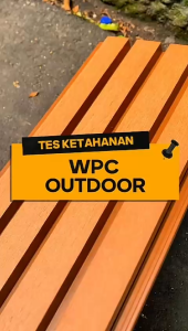 WPC Outdoor Wood Panel Kisi Kisi WallPanel Outdoor Dinding /Pagar /Wall Panel Exterior Rumah Wallpanel Outdoor Motif Kayu