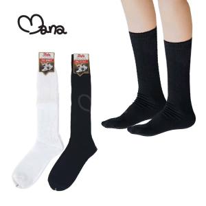 ถุงเท้ากีฬา ยาวครึ่งแข้ง สีขาว สีดำ - สีขาว สีดำ