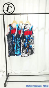 Kids marvel character Batman jersey terno 8-13yrsold