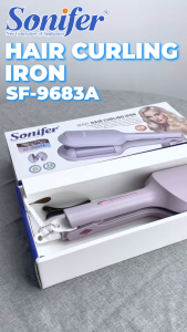 Sonifer Professional Hair Curler 4-Temp AdjustablePortable Automatic Wave Curling Iron Frizz-Free Shine Auto Wave Maker for All Hair Types Fast Heating