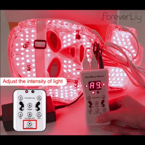 【สต็อกไทยจัดส่ง 1-3 วัน】Foreverly หน้ากากใบหน้า LED ฟื้นฟูความงามโฟตัน 7 สี หน้ากากแสงบำบัดสิว ฟื้นฟูผิวหน้า หน้ากากคอทอง