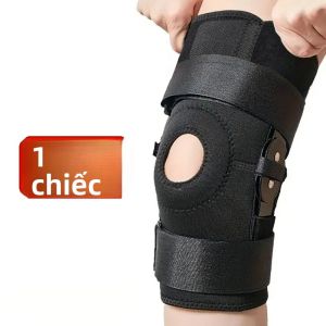 Nẹp Đầu Gối Chỉnh Hình Có Bản Lề Lò Xo Nẹp Thép Tháo Rời Hỗ Trợ Giảm Đau Đầu Gối Dây Đeo Điều Chỉnh Được Dành Cho Người Lớn