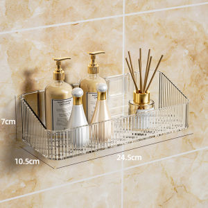 Giá Để Đồ Phòng Tắm Bằng Nhựa Treo Tường Không Cần Đục Lỗ Giá Để Đồ Mỹ Phẩm Phòng Tắm Nhà Bếp Dùng Cho Nhà Vệ Sinh