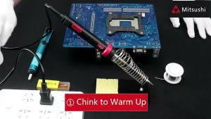 Mitsushi หัวแร้งด้ามปืน 60W หัวแร้งบัดกรี เร่งความร้อนได้ หัวแร้งไฟฟ้า - Lazada