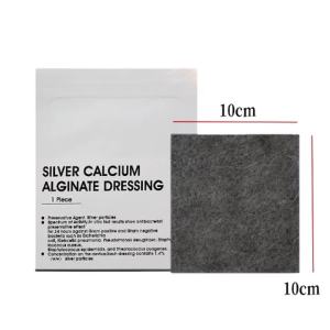 Silver Ion Alginate Dressing Fiber Type Dressing Cavity Filling Calcium 10x10CM