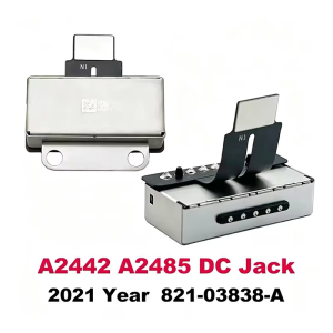 2024 New for Macbook Pro 14" 16" A3185 A3186 A3401 A3403 A3112 DC Power Jack Connector with Cable Charge Power Jack Port