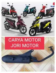 promo jual knalpot standar suzuki Nex fi PNP addres dan lets asli original c0p0tan bawaan dari motor terlaris