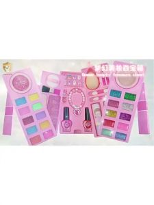 เครื่องสำอางเด็ก ชุดแต่งหน้าเด็ก พร้อมกล่อง ของเล่นเด็กผู้หญิงBeauty Cosmetic set ยาทาเล็บ บลัชออน ลิปสติก