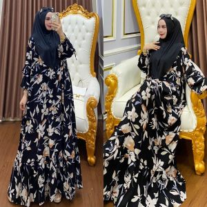 Gamis Sultqn Motif Mix Hijab Terbaru Model Mayung Muat Dari BB 40 Kg - 80 Kg