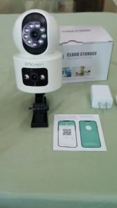 Camera Wifi 2 Mắt 8MPX Xoay 360° – Chống Trộm Hiệu Quả Hình Ảnh Siêu Nét