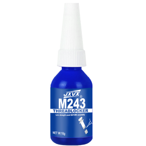 50ML Threadlocker 243-271 Blue-Red High Strength Quickly Cured Locking Agent Strong Adhesive Primerless Oil Tolerant Thread Locker Seal for Machinery Motor Engine Compressor.