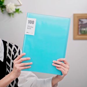 A4 Large capacity transparent folder paper storage multi-layer file management clear book stationery