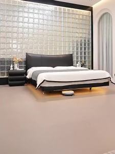 Minimalist Luxury Full Cowhide Bed