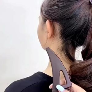 Lược Thông Minh 2in1 Chải Tóc Mượt Mà Đẩy Sạch Gàu Gỡ Rối Êm Massage Cổ Vai Gáy Thư Giãn