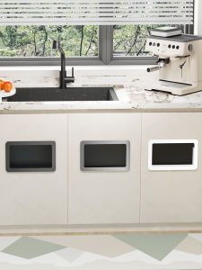 CUNGSA | Embedded Side Opening Hidden Push Lid Trash Can