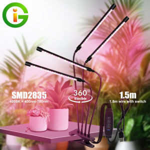 2/3/4 Heads LED Grow Light Full Spectrum Phyto Lamp USB Clip-on Grow Lamp For Indoor Plants Seedlings Flower Tent Box Fitolampy
