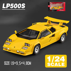 LEO 1:24 Lamborghini Countach LP500S Diecast Model Car Alloy Cars Toys Collection Gift For Kids Boy Girl