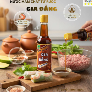 Nước Mắm Chắt Từ Ruốc- Gia Đẳng 250ml nguyên chất 100% ủ 36 tháng 28 độ đạm ruốc Chuẩn Ocop