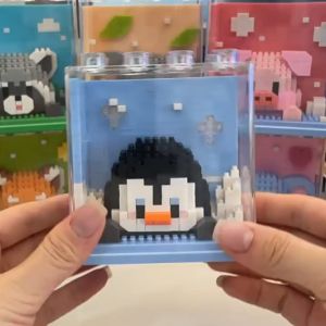 Mainan Capybara Hewan Panda Jerapah Harimau Domba Building Block Brick Hadiah Puzzle 3D