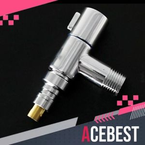 ACEBEST Kran Otomatis Kran Kamar Mandi Kran Mesin Cuci Otomatis 1/2 Inch JS-115