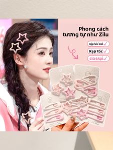 NING ZHOU | Cute Forehead Pink Stars Hair Clip