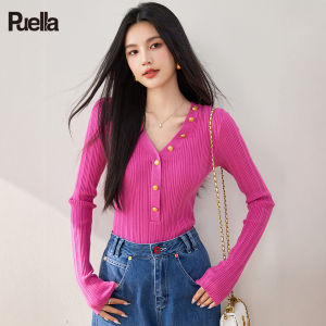 puella | Spring New Wrinkle Waist-tightening Asymmetrical Knitwear