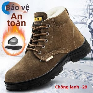MENGMIAN | Winter Warmth Steel Toe Safety Boots