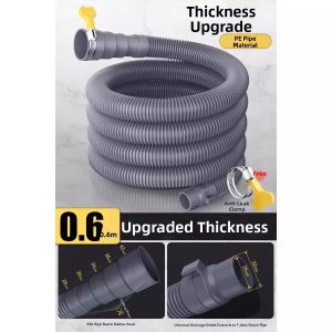 Universal Drain Hose Extension for Semi-Auto Auto Washing Machines