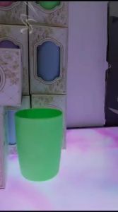 (48 PCS) Souvenir Pernikahan Gelas Plastik Warna Kemas Box Motif Cantik Murah Souvernir Grosir Mewah