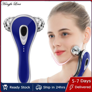 Hengfa Lina 3D Roller Face Lifting Massager Skin Tighten Anti Wrinkle Massager Facial Body Slimming Shaping Massage Machine Skin Care Tool